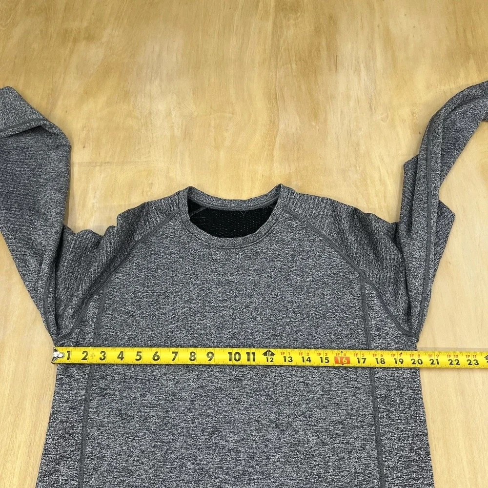 Lululemon Engineered Warmth Crew Merino Blend Sweatshirt Mens Sz M (No Tag) Gray